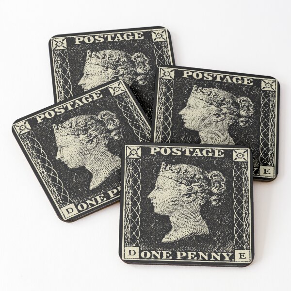 Item preview, Penny Black (Britain’s first postage stamp) designed and sold by DotorEaon.