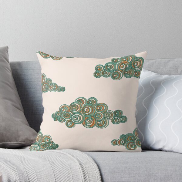 Item preview, Vintage Clouds - Green designed and sold by LuVergel.
