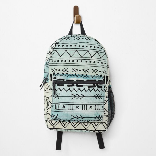 Item preview, Teal Watercolor Aztec Pattern designed and sold by Designs By YL.