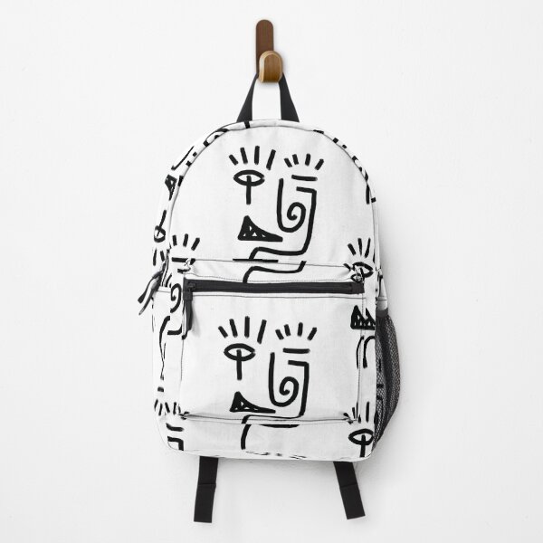 Item preview, geometrical Black and White Face designed and sold by lustywall.