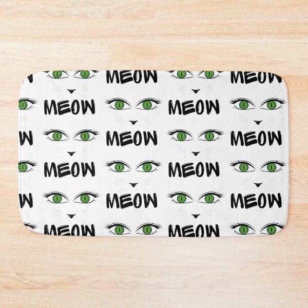 Item preview, Sassy Cat with green eyes Meowing designed and sold by Mary Maple.