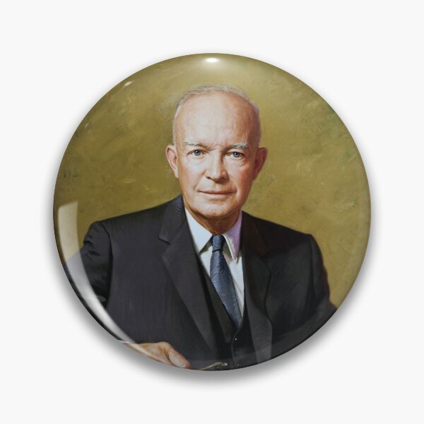 Item preview, President Dwight Eisenhower Painting designed and sold by warishellstore.