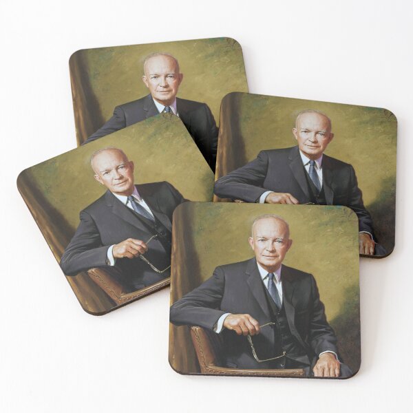 Item preview, President Dwight Eisenhower Painting designed and sold by warishellstore.