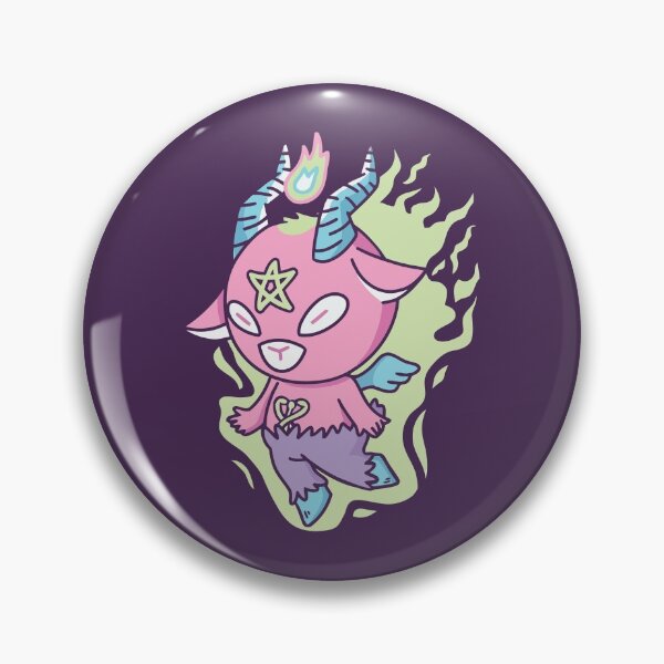 Item preview, Cute satanic monster goat designed and sold by ymd3signsshop.