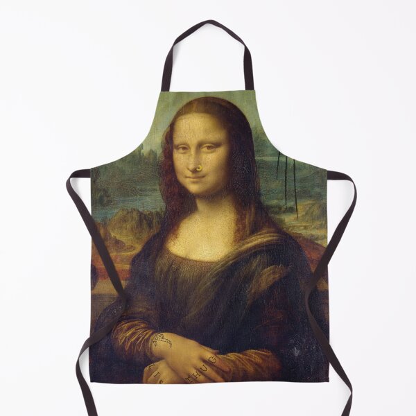 Item preview, Alternative Mona Lisa with Aliens and Tattoos designed and sold by lustywall.