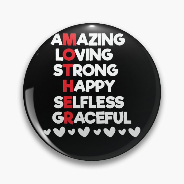 Item preview, Amazing Loving Mother Acronym Inspirational Mother's Day designed and sold by BanBay.