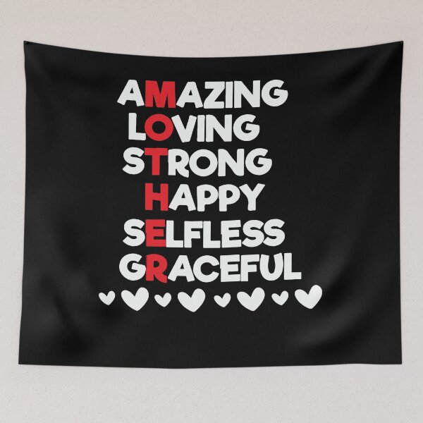 Item preview, Amazing Loving Mother Acronym Inspirational Mother's Day designed and sold by BanBay.