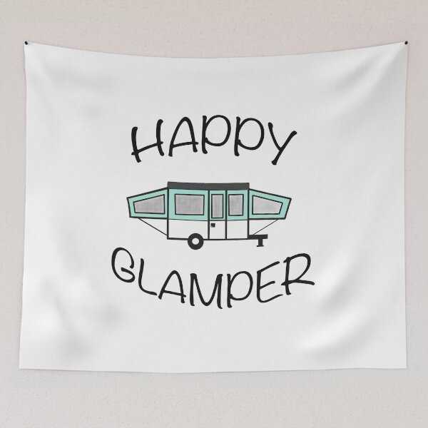 Item preview, Happy Glamper designed and sold by Samwithbooks.