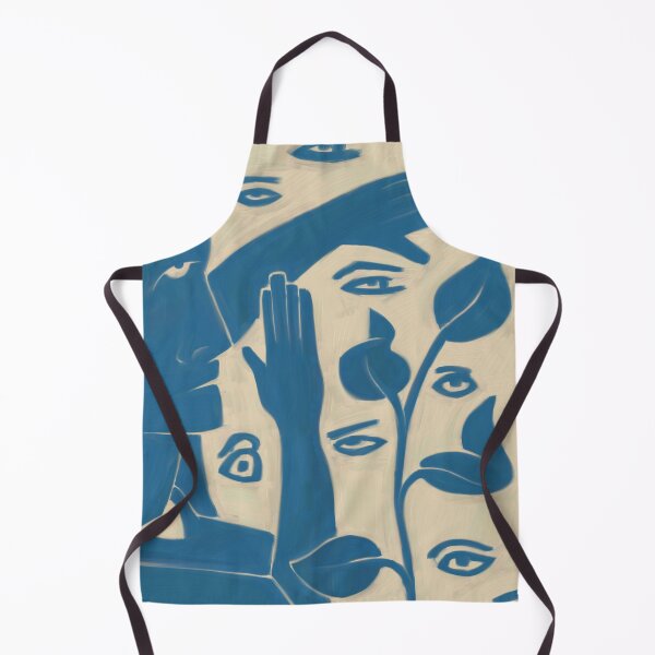 Item preview, Blue Tribal Man and Eyes designed and sold by lustywall.