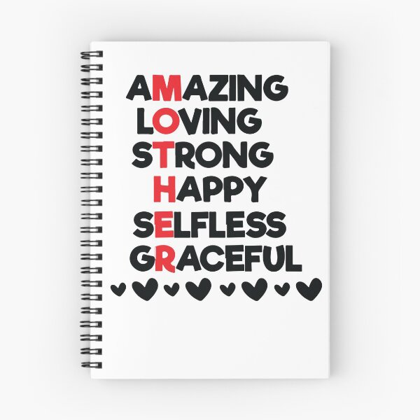 Item preview, Amazing Loving Mother Acronym Inspirational Mother's Day White Shirt  designed and sold by BanBay.