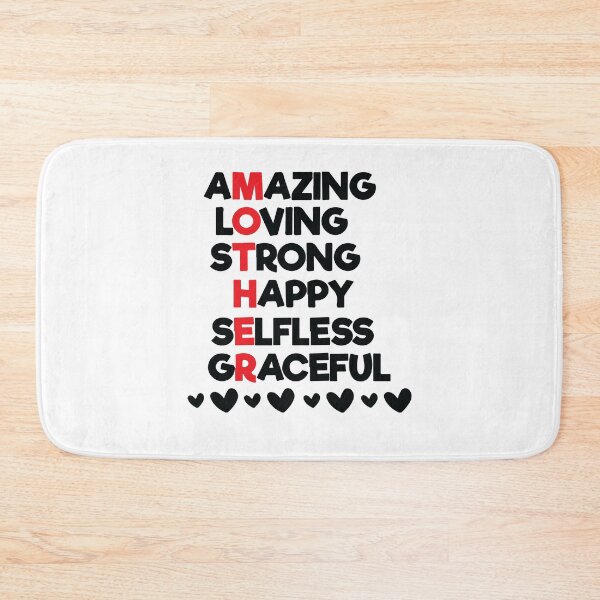 Item preview, Amazing Loving Mother Acronym Inspirational Mother's Day White Shirt  designed and sold by BanBay.