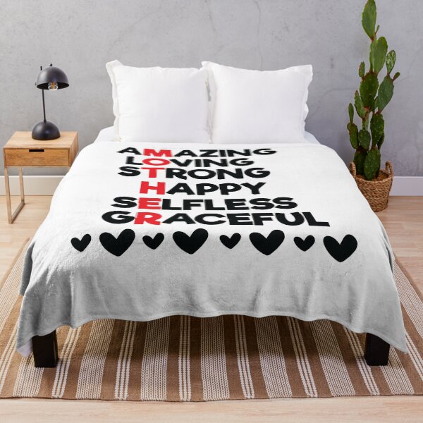 Item preview, Amazing Loving Mother Acronym Inspirational Mother's Day White Shirt  designed and sold by BanBay.