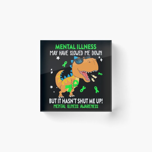 Artikelvorschau, Mental Illness Awareness Dinosaurierliebhaber Mental Illness Warrior Geschenk entworfen und verkauft von Sabfit.