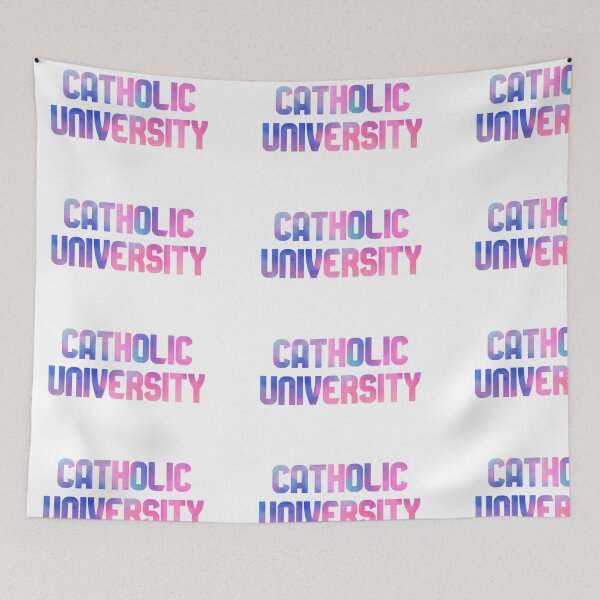 Item preview, Cotton Candy Catholic University Design designed and sold by kerryperegrine.