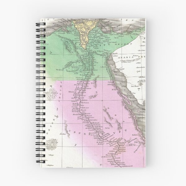 Item preview, Vintage Map of Egypt (1827) designed and sold by BravuraMedia.