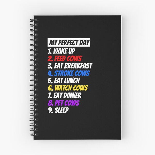 Item preview, Funny My Perfect Day For Farmers and Cow Lovers designed and sold by Brimwood.