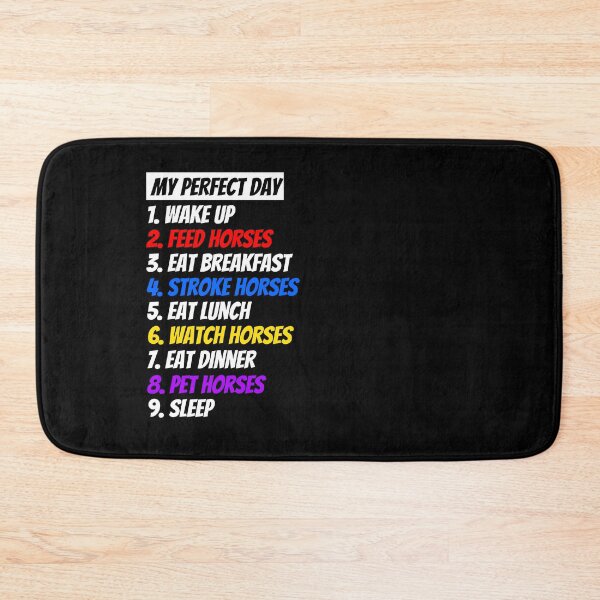 Item preview, Funny My Perfect Day For Farmers and Horse Lovers designed and sold by Brimwood.