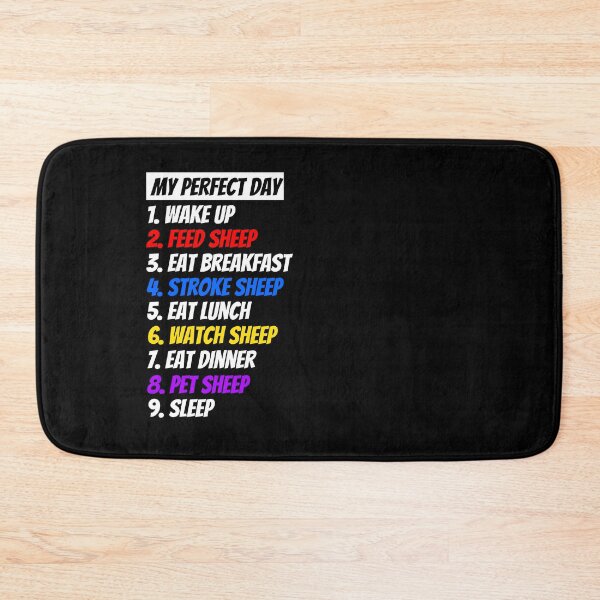 Item preview, Funny My Perfect Day For Farmers and Sheep Lovers designed and sold by Brimwood.