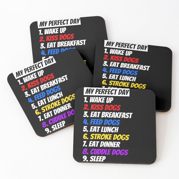 Item preview, Funny Perfect Day For Dog Lovers Design designed and sold by Brimwood.
