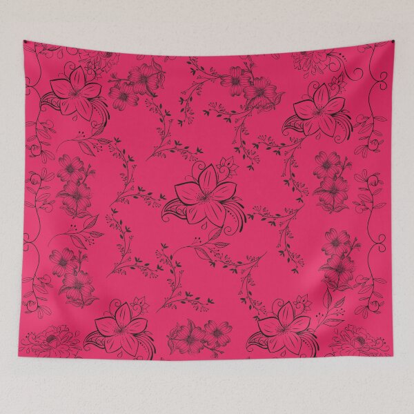 Item preview, Beautiful Black Abstract Floral Pattern - Cute Floral designed and sold by Vero De.