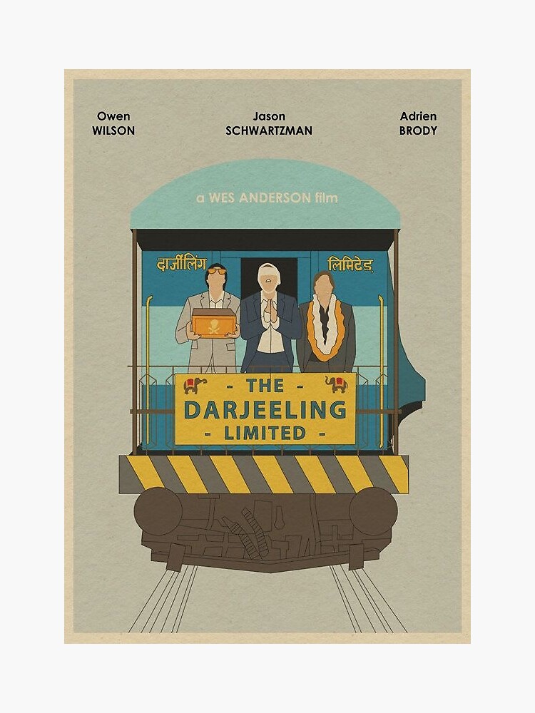 The Darjeeling Limited Sticker for Sale by daleksunshine