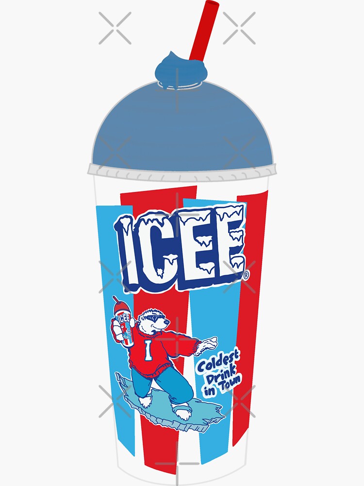 Icee Sticker For Sale By Holla Redbubble 4401