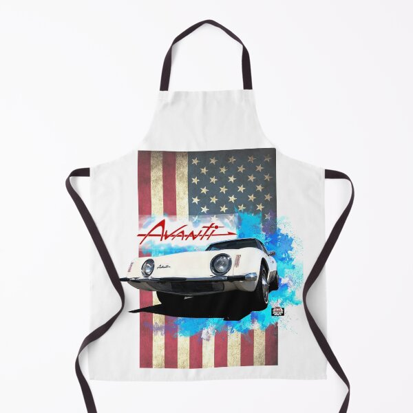 Item preview, Classic Avanti Americas Sports Car with the Amaerican flag designed and sold by RMautoart42.