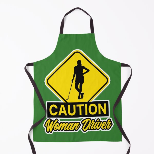 Item preview, Caution Woman Driver Funny Golf Design designed and sold by LeGND.