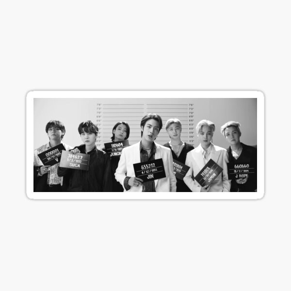 BTS-Butter-Fahndungsfoto Sticker