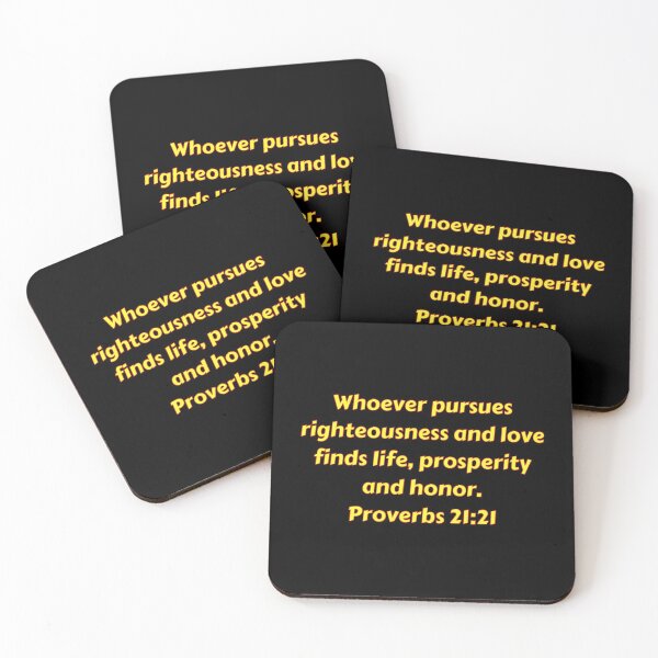 Item preview, Bible Verse Proverbs 21:21 designed and sold by Prayingwarrior.