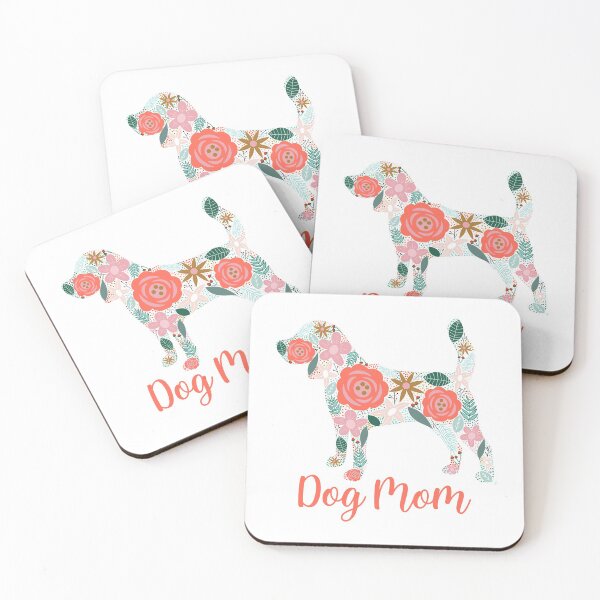 Item preview, Dog Mom Beagle Floral Silhouette designed and sold by Nicolestes.