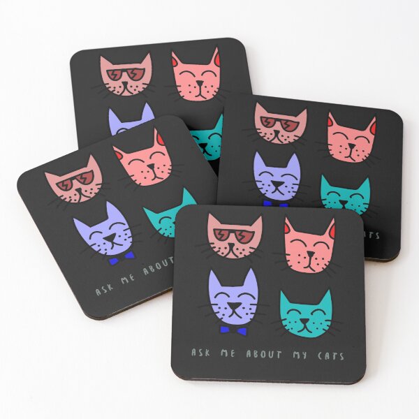 Item preview, Ask Me About My Cats - Cat Rescue Stories designed and sold by Purrfecta.