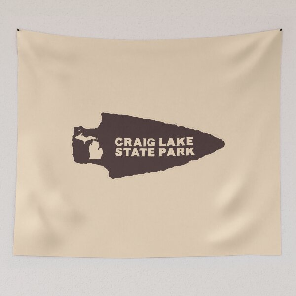 Item preview, Craig Lake State Park Michigan MI Rustic Arrowhead designed and sold by palmettodigital.
