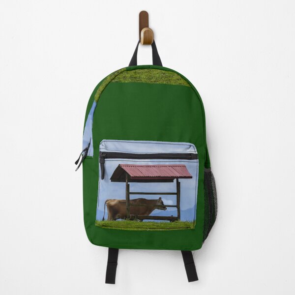 Item preview, Beautiful View a Cow in the Meadow green hills eating in a magnificent landscape designed and sold by Gianvivi.
