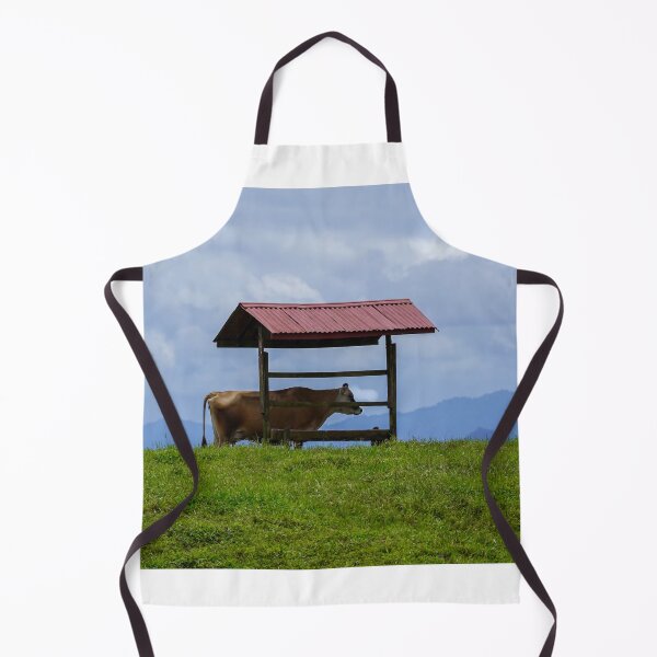 Item preview, Beautiful View a Cow in the Meadow green hills eating in a magnificent landscape designed and sold by Gianvivi.