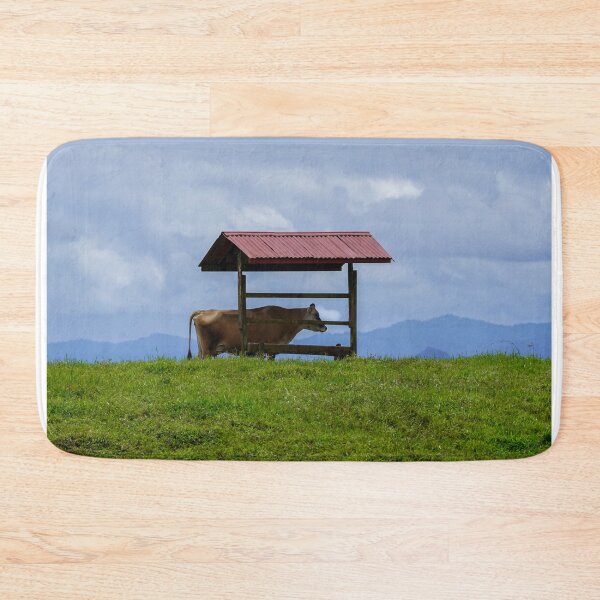 Item preview, Beautiful View a Cow in the Meadow green hills eating in a magnificent landscape designed and sold by Gianvivi.