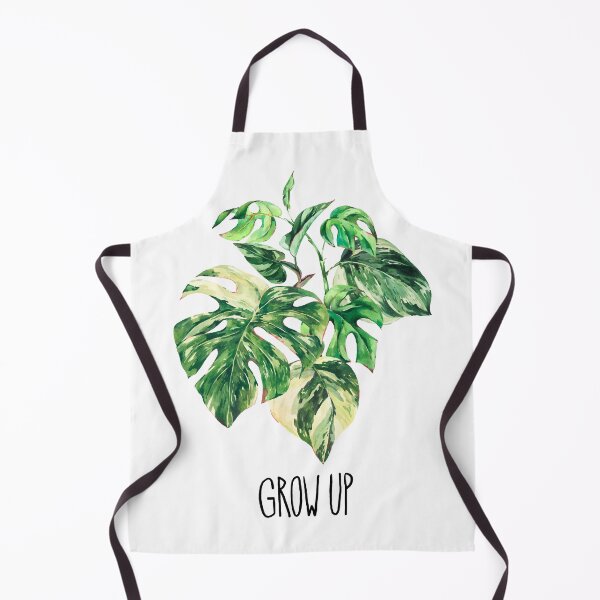 Item preview, Monstera Variegata watercolor leaves designed and sold by DePiano.
