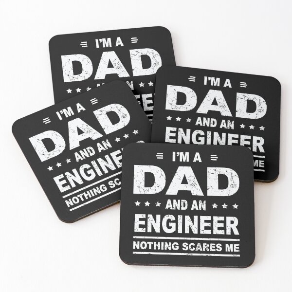Item preview, I'm a Dad and an engineer Gift designed and sold by JellyAF.