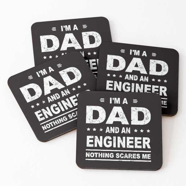 Item preview, I'm a Dad and an engineer Gift designed and sold by JellyAF.