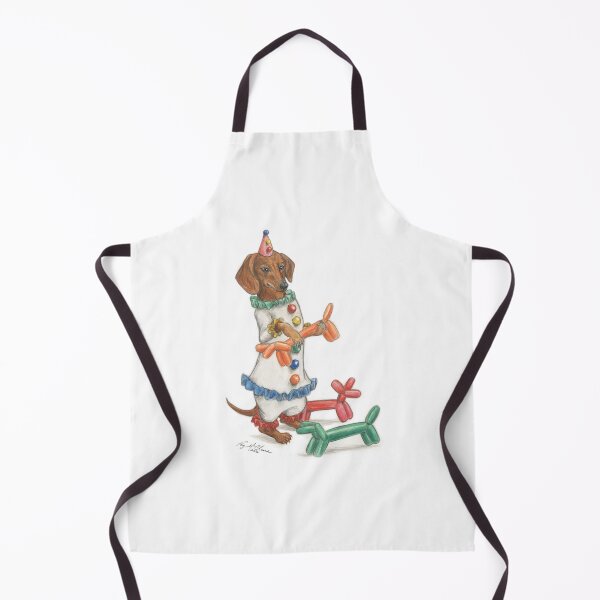 Item preview, Dachshund Clowning Around designed and sold by Peg Drew That.