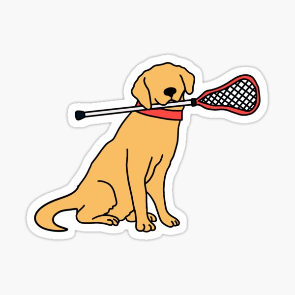 Item preview, Lacrosse Dog designed and sold by LindseysLabels.