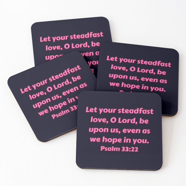 Artikelvorschau, Bible Verse Psalm 33:22 entworfen und verkauft von Prayingwarrior.