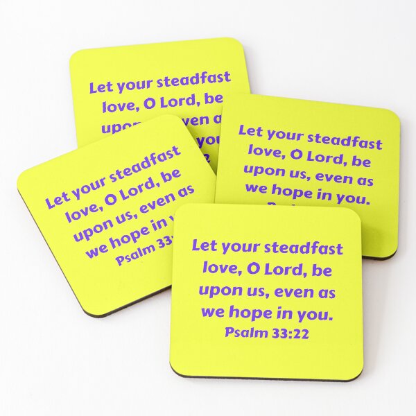 Artikelvorschau, Bible Verse Psalm 33:22 entworfen und verkauft von Prayingwarrior.