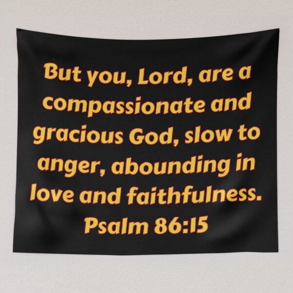 Item preview, Bible Verse Psalm 86:15 designed and sold by Prayingwarrior.