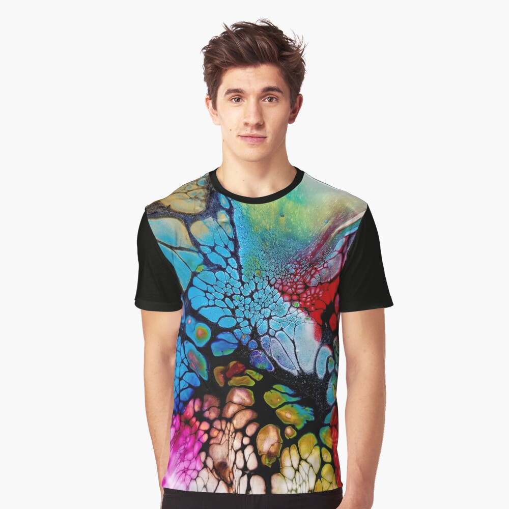"For the love of color" Tshirt for Sale by thedellette Redbubble abstract graphic tshirts