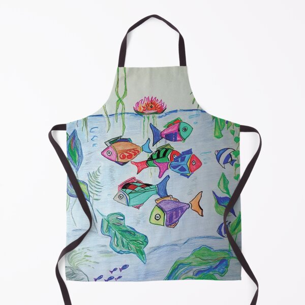 Item preview, Fish and plants. Cheerful and colorful design. designed and sold by Galeria-S.