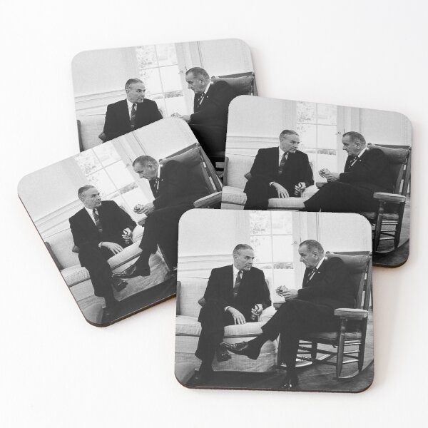 Item preview, General Maxwell Taylor and President Johnson - Oval Office 1965 designed and sold by warishellstore.