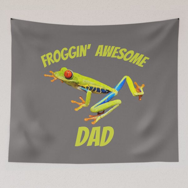 Item preview, Froggin' Awesome Dad Frog shirt for Father's day Gift designed and sold by All Things Wild.