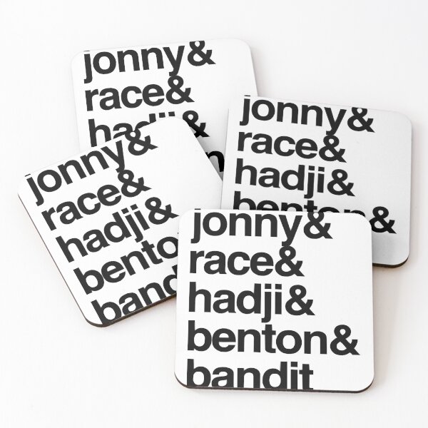 Item preview, Jonny & Race & Hadji & Benton & Bandit  designed and sold by NannieGuillaume.