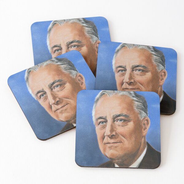 Item preview, Franklin Roosevelt Portrait - William Timym designed and sold by warishellstore.